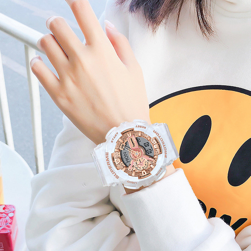 手表女初高中学生潮流电子独角兽 tirense国产腕表