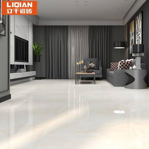 玉石米黄色800x800客厅暖色系通体大理石全抛釉瓷砖防滑地板砖 - 图1