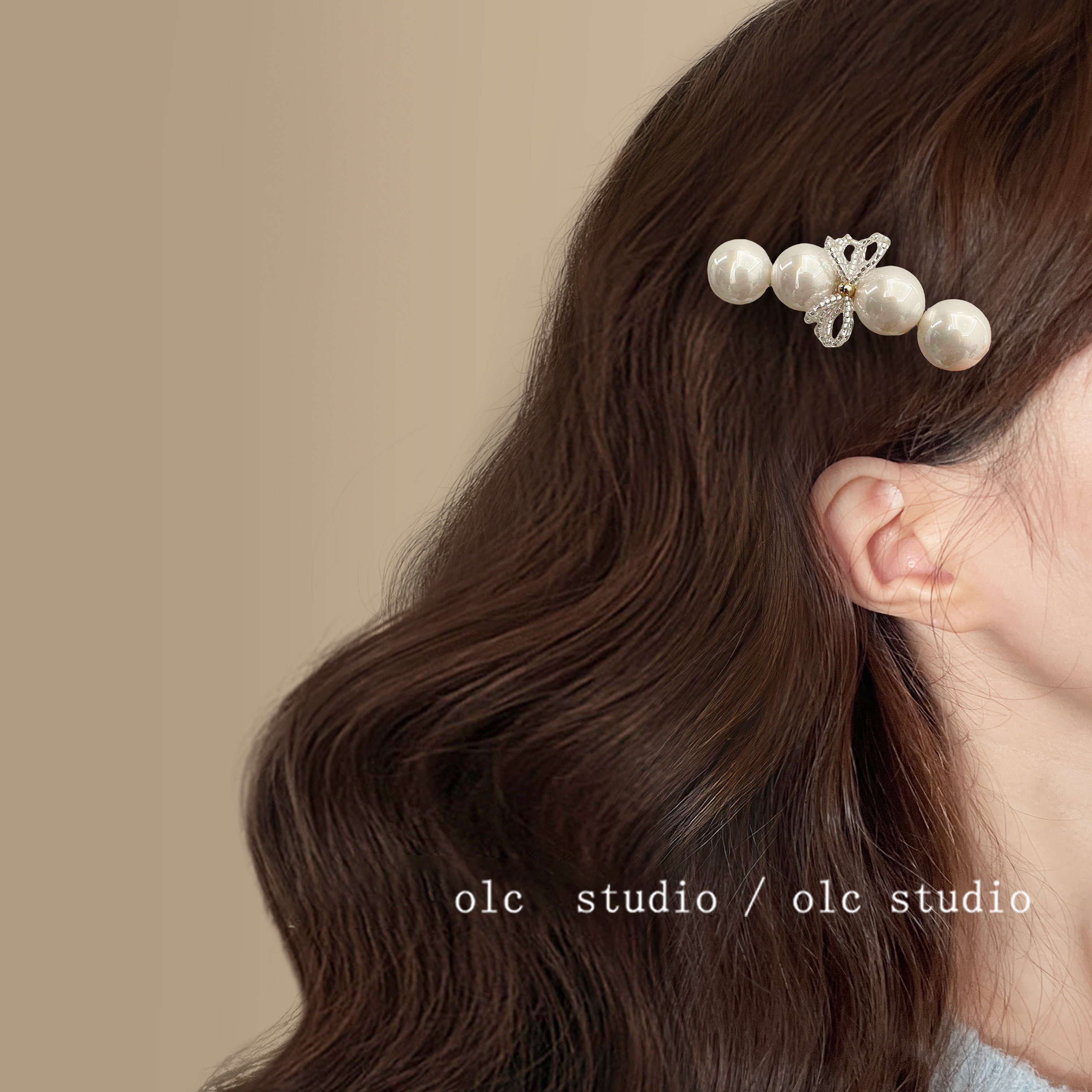 韩系女主~轻奢珍珠发夹边夹侧边甜美复古鸭嘴夹蝴蝶结旅行发卡女,淘宝优惠券,粉丝福利购,淘宝优惠卷