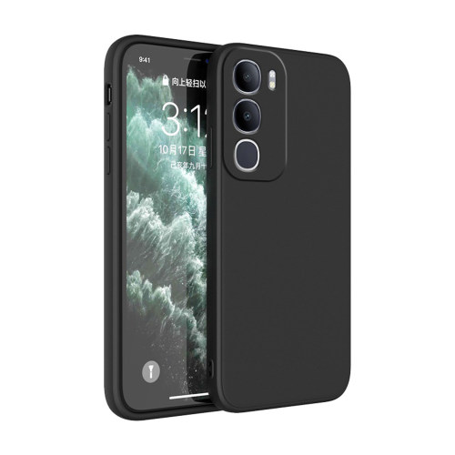 适用于vivoy50手机壳Y50M保护套vivo液态硅胶5G直边全包软壳V2443A防摔外壳viviy创意男女款丫50钢化膜 - 图3