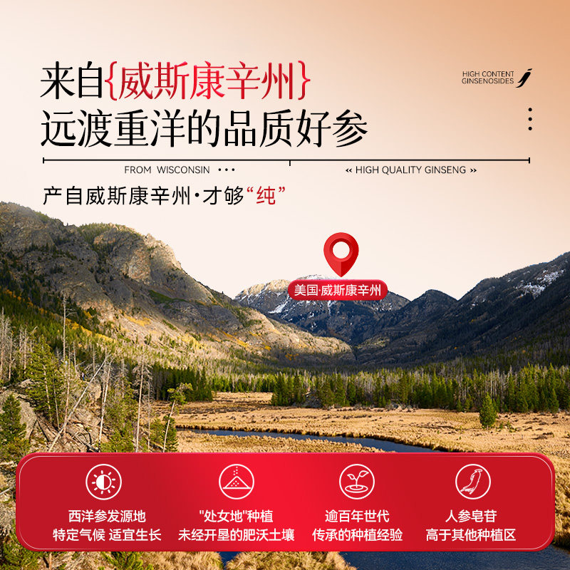 年货送礼】余仁生美国进口花旗参正宗西洋参1g圆粒礼盒特级滋补,淘宝优惠券,粉丝福利购,淘宝优惠卷