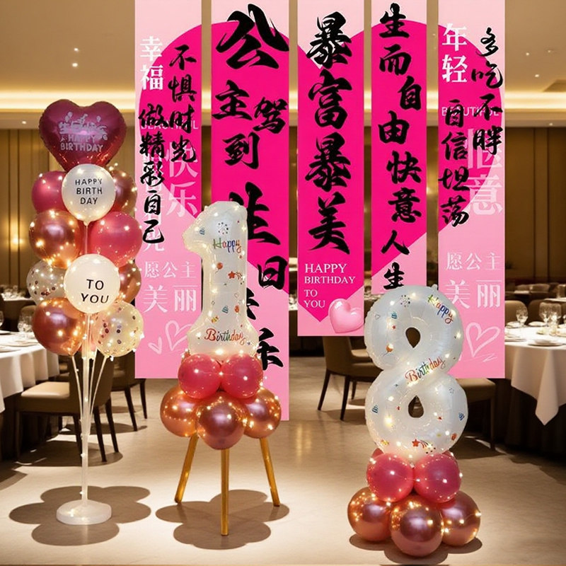 女生18岁成人礼生日快乐布置挂布男神装饰场景派对网红条幅背景布,淘宝优惠券,粉丝福利购,淘宝优惠卷