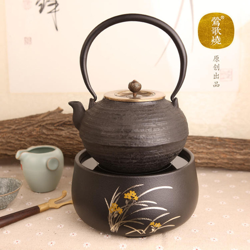 正品台湾莺歌烧电陶炉小型兰花茶炉 莺歌烧瀚韵电磁炉/陶炉