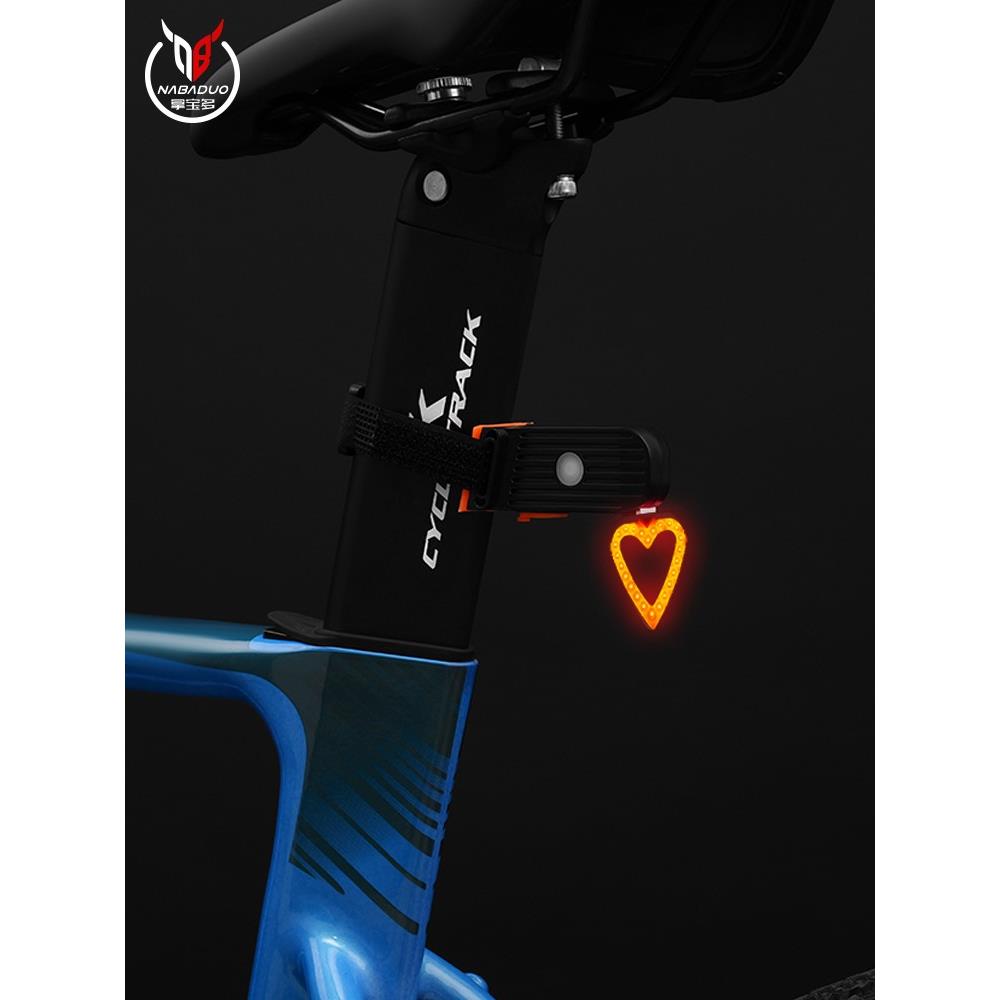 捷安特适用自行车灯尾灯充电夜骑灯山地车骑行灯警示装备配件单车 - 图0