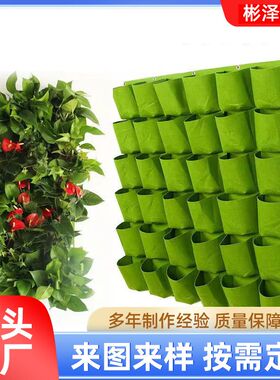 立体绿化多格植物袋42