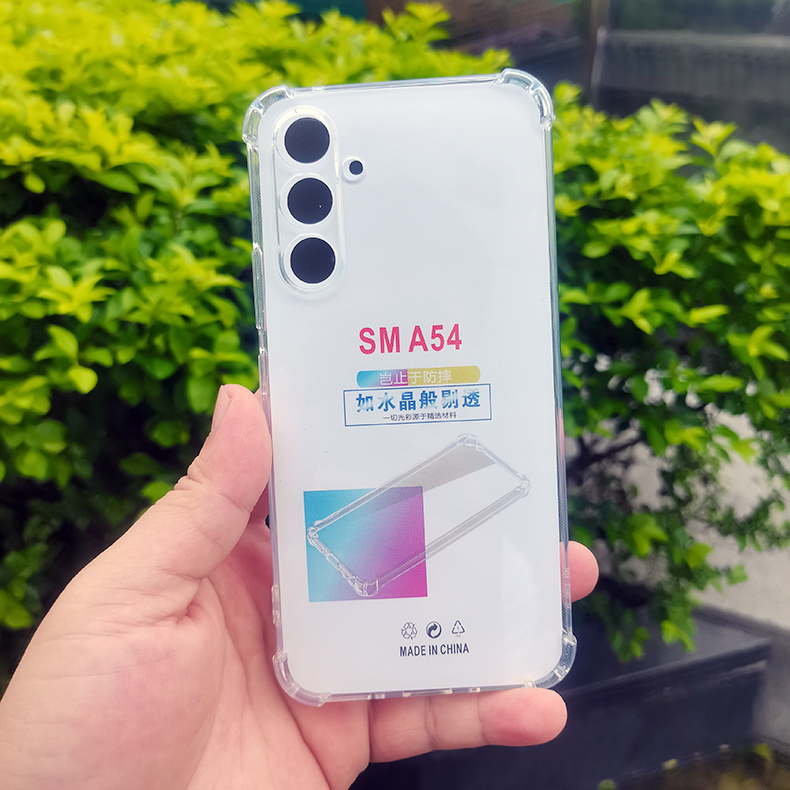 适用三星A54手机壳5G版SM-A5460四角气囊防摔GalaxyA54全包保护套SAMSUNG透明硅胶软壳a54简约男女款外壳α54 - 图0