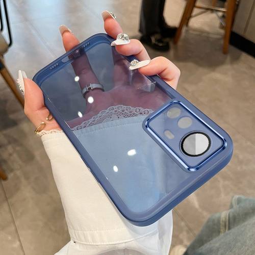 适用红米note12s手机壳新款带镜头膜Redmi Note 12S硅胶保护套2303CRA44男女小清新小米nota12s透明软壳nt12s - 图1