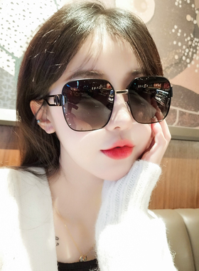 太阳眼镜女2024新款高级感潮圆大脸显瘦墨镜开车专用偏光防紫外线