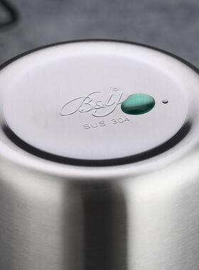 B&y新款304不锈钢烟灰缸车载烟缸带盖不锈钢烟缸垃圾桶便携式个30