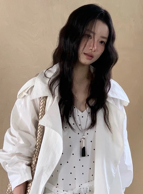 黄铜做旧马毛长项链男女同款