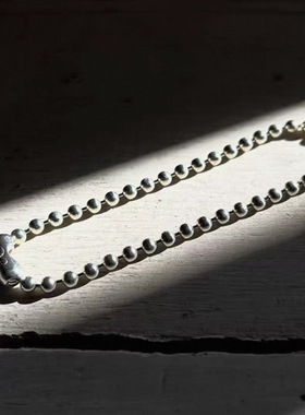 宫下925纯银圆珠手链饰品