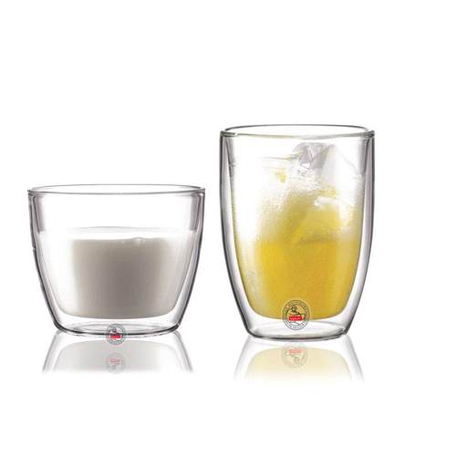 bodum波顿BISTRO高硼硅创意耐冷热双层防烫咖啡果汁奶茶玻璃水杯 - 图2