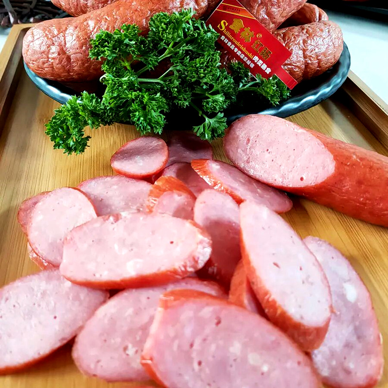 佳木斯食林小女孩肠瘦肉肠单只装东北特产香肠即食精肉肠 - 图2