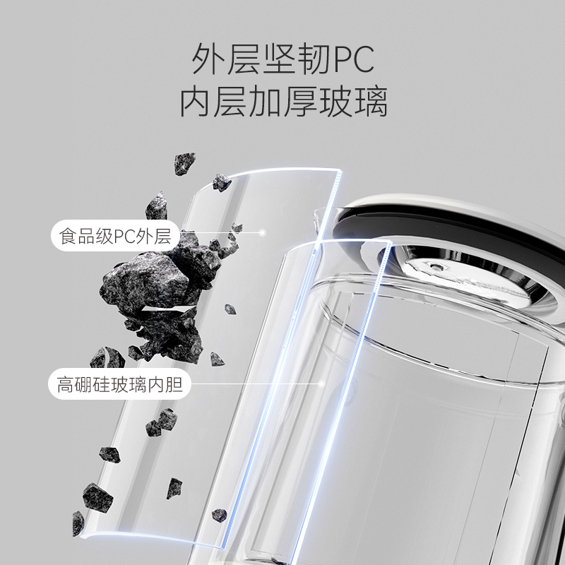七彩叮当养生壶家用全自动玻璃电煮茶壶加厚煮茶器多功能烧水壶