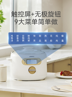 七彩叮当电炖盅隔水炖家用大容量燕窝煲汤煮粥蒸煮电炖锅 DDZ02