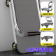 Steel flatbed truck for cargo handling and pressure-resistant trolley
