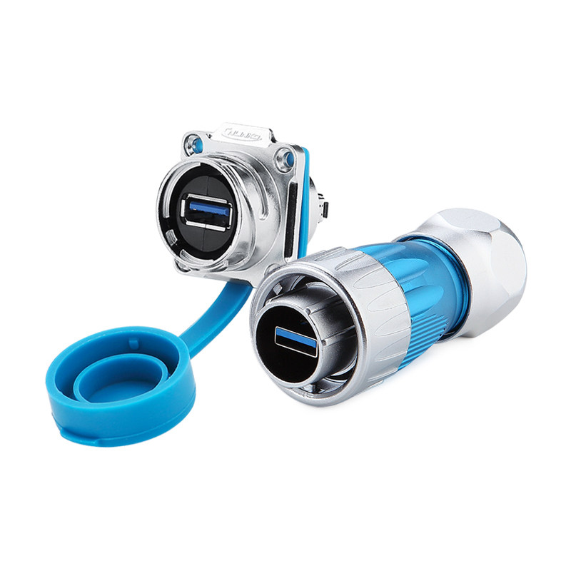 CNLINKO凌科 DH-24 USB3.0防水航空插头插座数据信号连接器0.5M线,淘宝优惠券,粉丝福利购,淘宝优惠卷