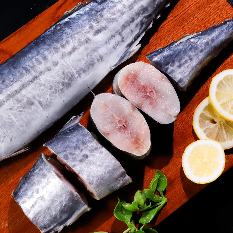 青岛大鲅鱼鲜活5斤冷冻新鲜深海鱼水产整条海捕特大马鲛鱼水饺子