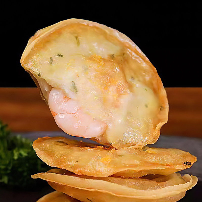 月亮虾饼海鲜手工虾仁饼儿童早餐空气炸锅半成品食材预制菜小吃,淘宝优惠券,粉丝福利购,淘宝优惠卷