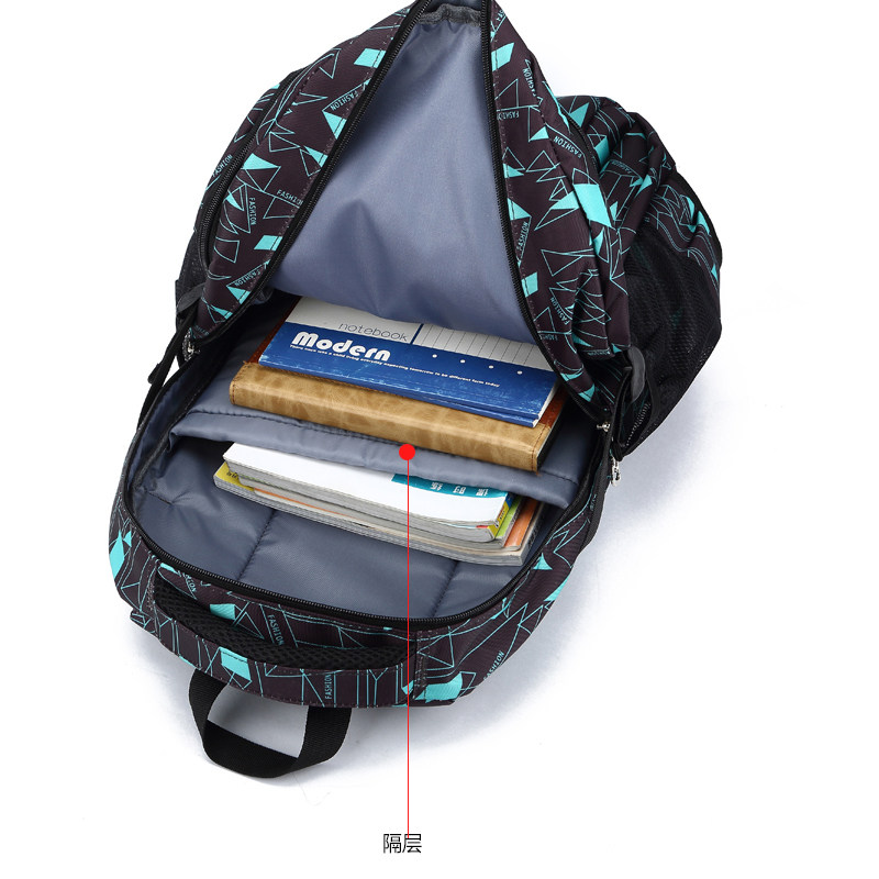  自然鱼双肩背包