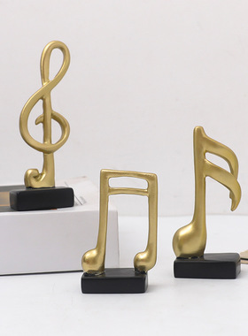 跨境迷你套三音符音乐摆件摆设精致精品家里创意艺术装饰琴房礼物