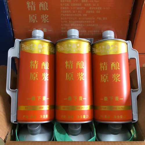 青岛金特原浆啤酒小炮弹原浆麦瑞斯原浆啤酒精酿原浆啤酒1L12桶装 - 图2