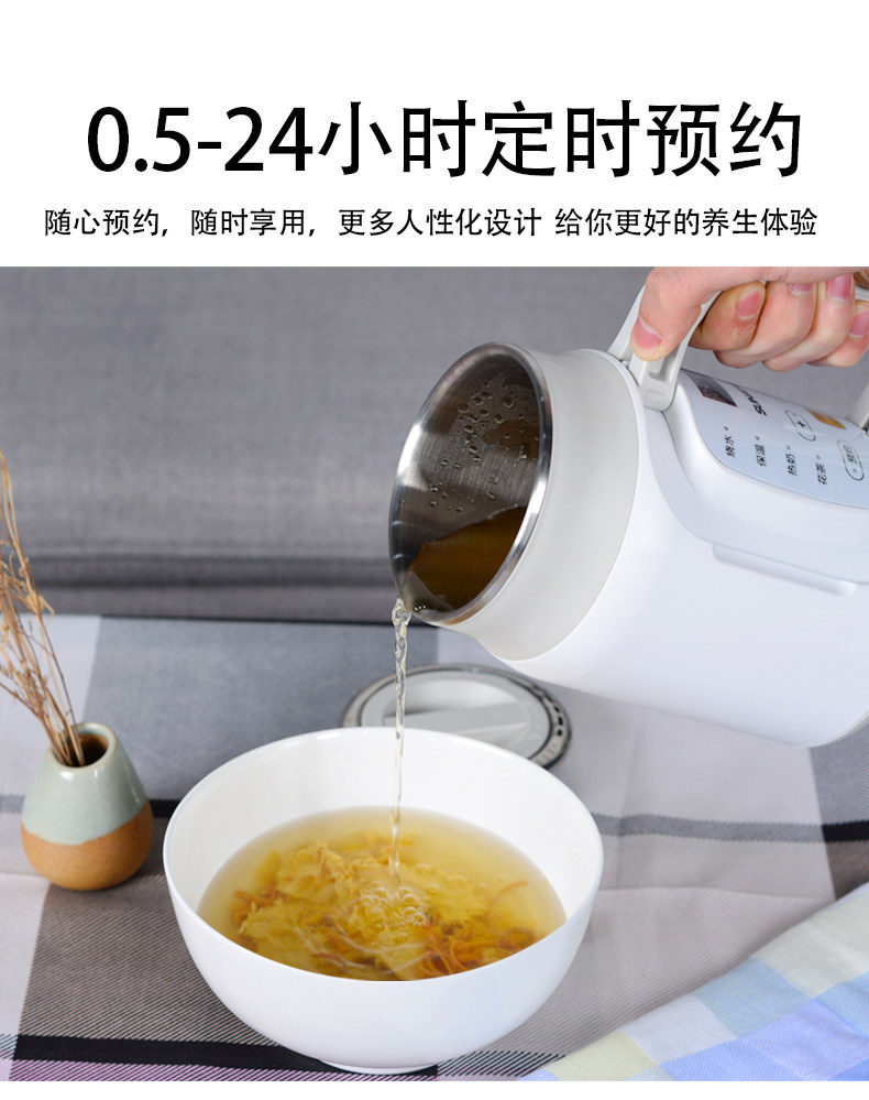 顺然煮粥神器便携式旅行家用电炖锅 顺然电炖/煮粥锅/文火炉