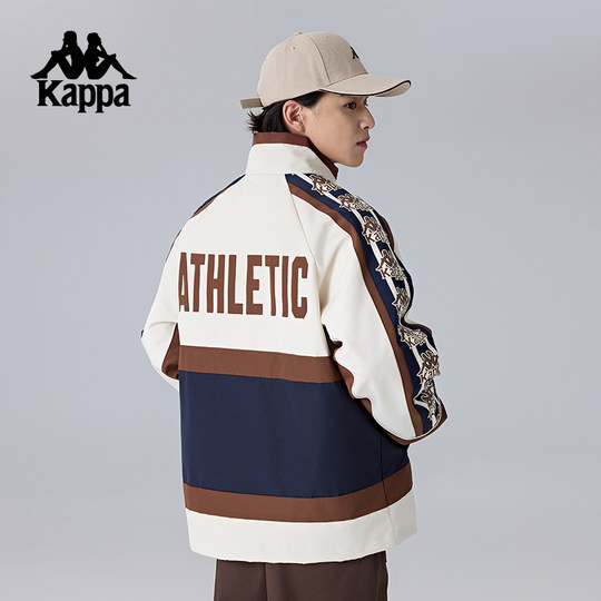 Kappa卡帕背靠背运动棉衣男新款三合一外套立领防风保暖棉服外套