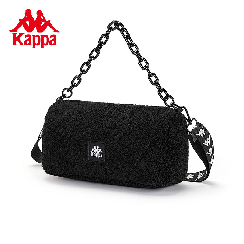 Kappa卡帕斜挎包新款女羊羔绒腋下包串标时尚运动休闲小方包,淘宝优惠券,粉丝福利购,淘宝优惠卷