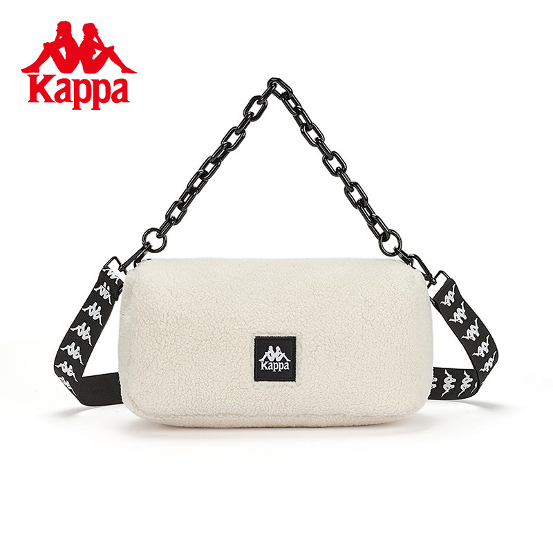 Kappa卡帕斜挎包新款女羊羔绒腋下包串标时尚运动休闲小方包,淘宝优惠券,粉丝福利购,淘宝优惠卷