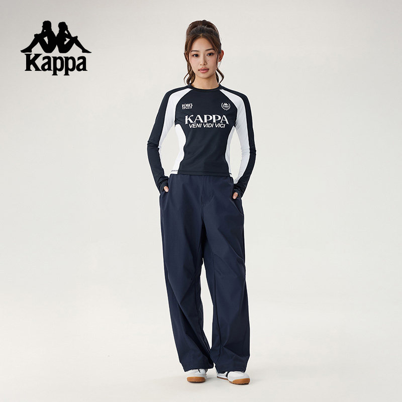 Kappa卡帕背靠背运动长袖女2026新款透气速干t恤跑步健身上衣女款,淘宝优惠券,粉丝福利购,淘宝优惠卷