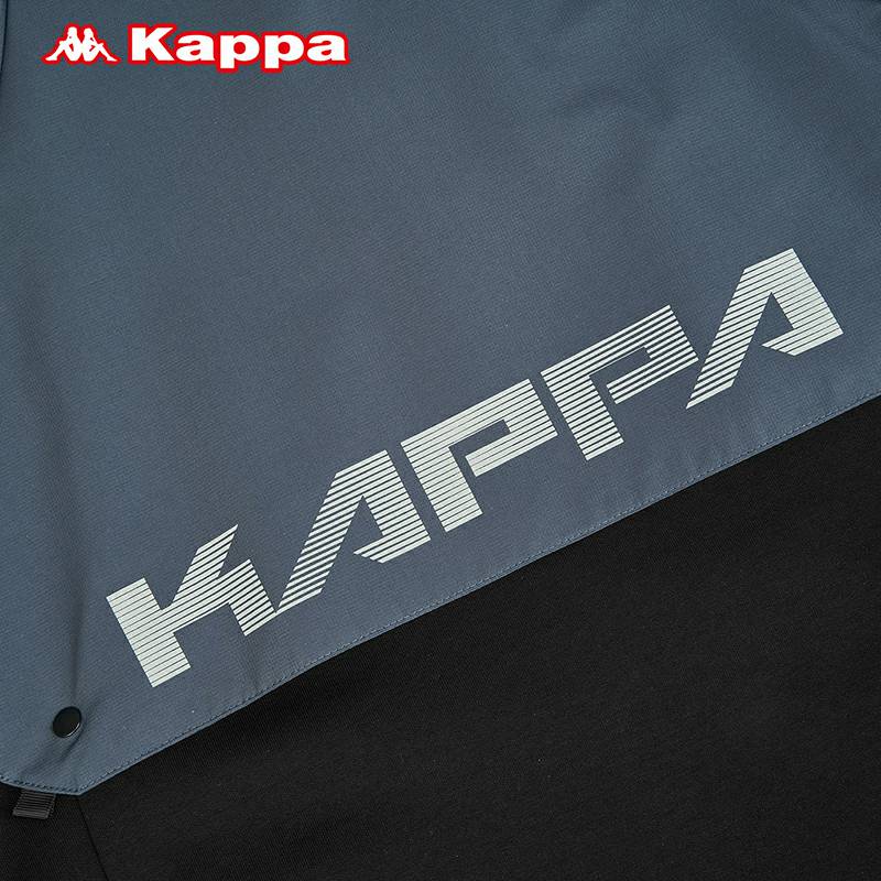 卡帕男串标防风衣休闲梭织外套拼接连帽长袖上衣新款 Kappa 卡帕男串标防风衣休闲梭织外套拼接连帽长袖上衣新款 Kappa