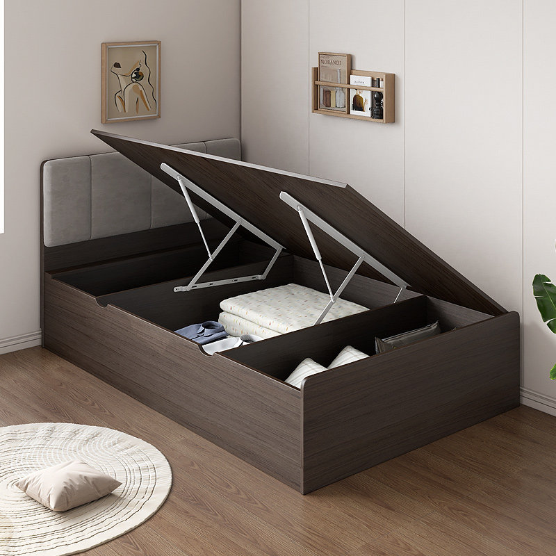 柯诺适家 单人床1米1.2米侧翻床小户型家用软靠储物北欧风儿童床,淘宝优惠券,粉丝福利购,淘宝优惠卷