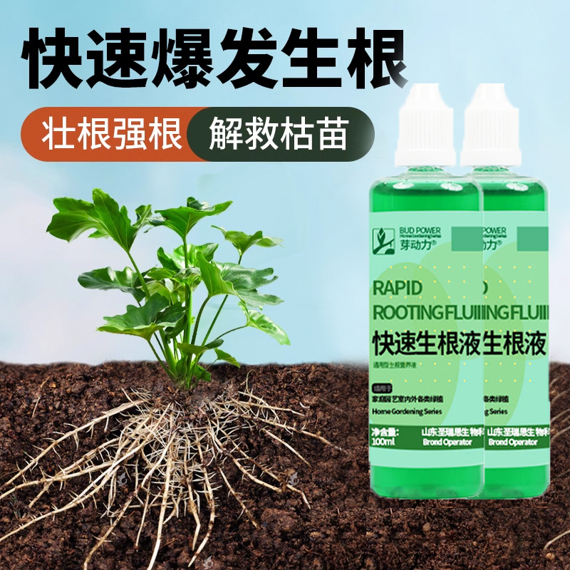 快速生根液扦插移栽花卉树木强力壮苗水植物营养液花肥通用型粉剂 - 图1