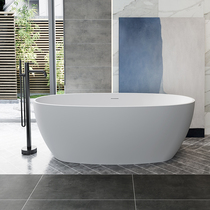 Van Der Artificial Stone Bathtub Home Light Lavish Bathtub Folk Sleeping Net Red Bath high-end oval adult tub