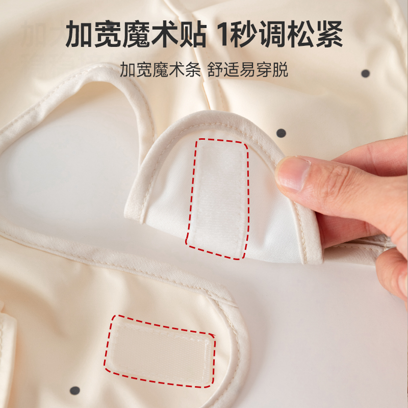 Baby waterproof and oil-proof lace blouse for eating