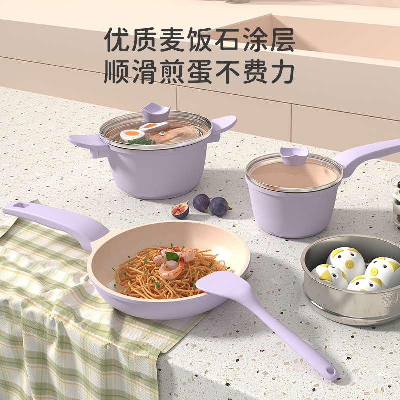 儿童迷你小厨房真煮全套可做饭厨具真实煮饭套装玩具女孩生日礼物-图3