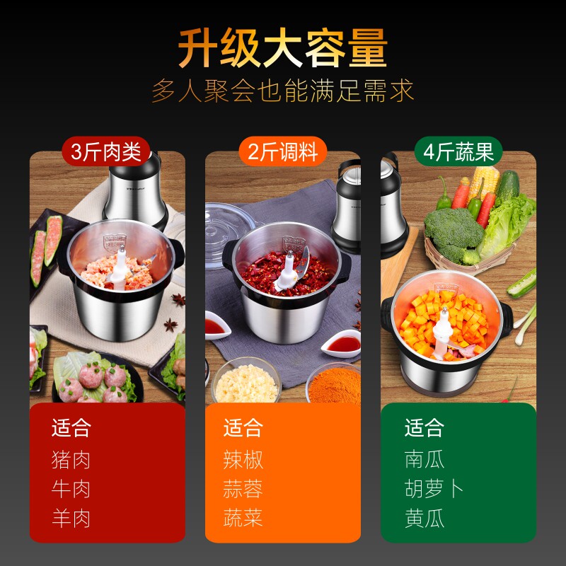  荣事达怡诺绞肉/碎肉/绞菜机