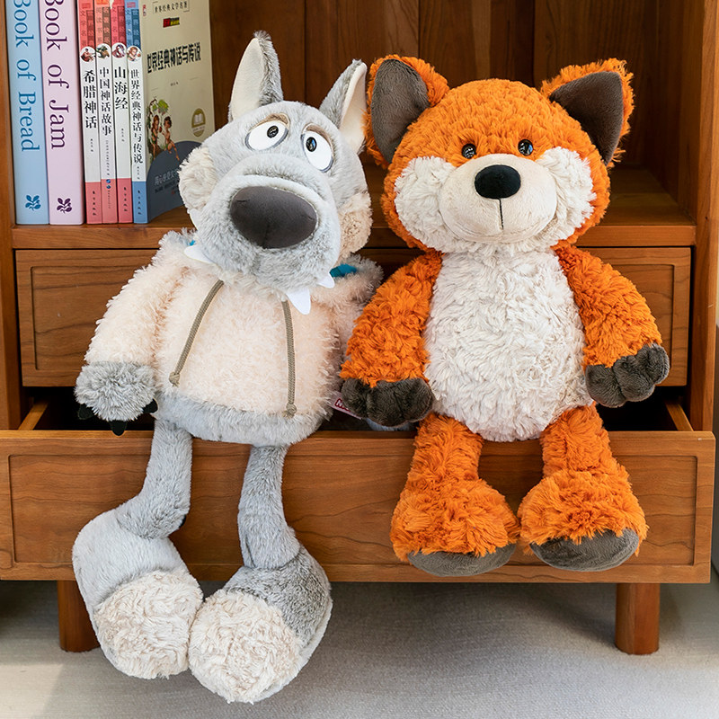 披着羊皮的狼玩偶大灰狼抱睡公仔儿童毛绒玩具狐狸布娃娃生日礼物,淘宝优惠券,粉丝福利购,淘宝优惠卷