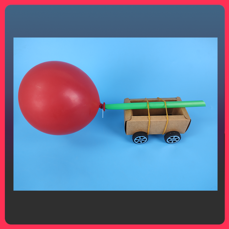 小学四年级上册科学实验材料设计制作纸质气球动力实验反冲小车,淘宝优惠券,粉丝福利购,淘宝优惠卷