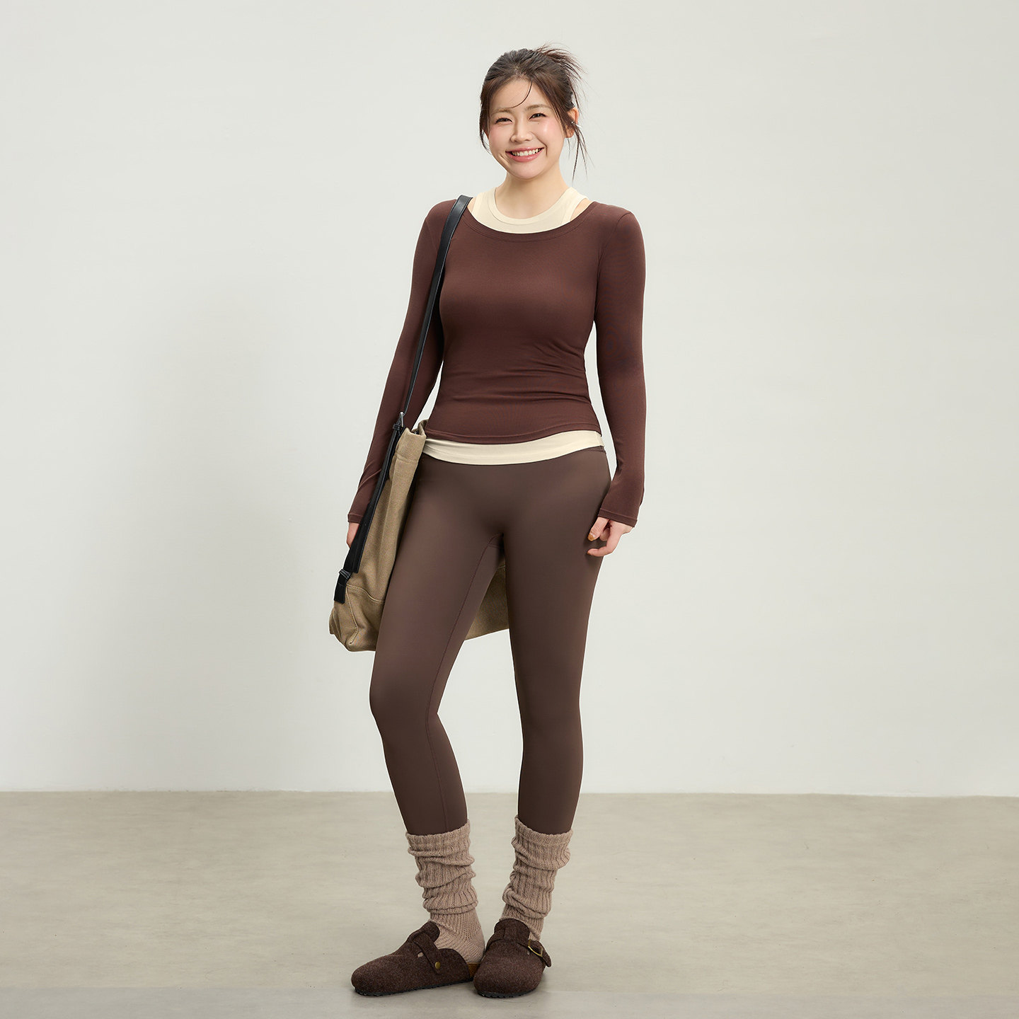 大码假两件运动上衣女胖MM修身显瘦瑜伽服跑步训练健身长袖T恤,淘宝优惠券,粉丝福利购,淘宝优惠卷