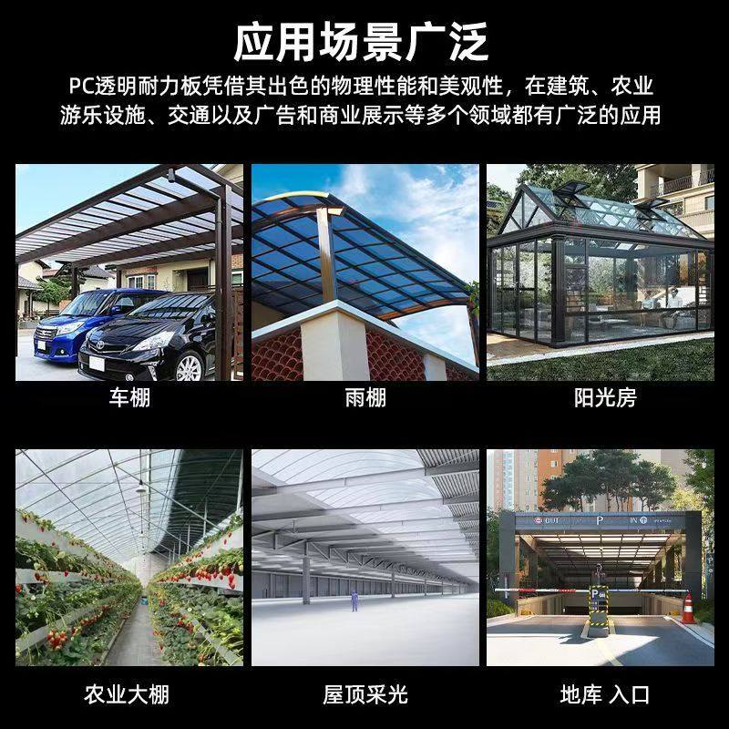 3mm全透明耐力板加厚高清透明阳光采光板pc板塑料板屋顶无声雨棚,淘宝优惠券,粉丝福利购,淘宝优惠卷