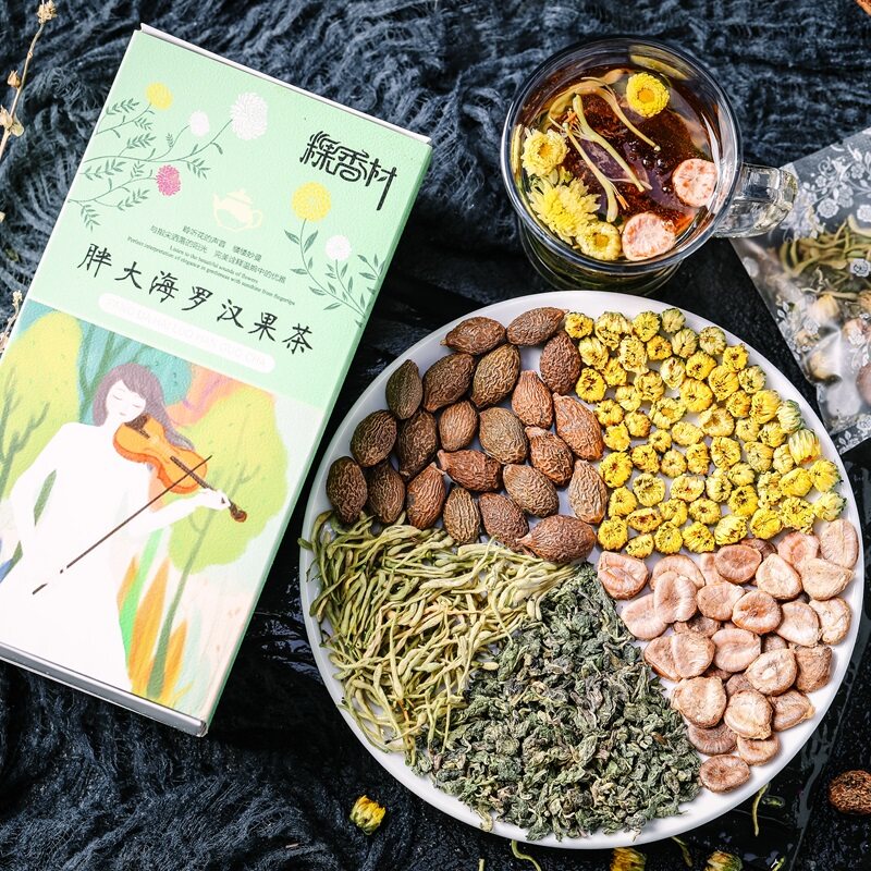 菊花慢性咽炎排毒止咳化痰胖大海 冬厨养生茶