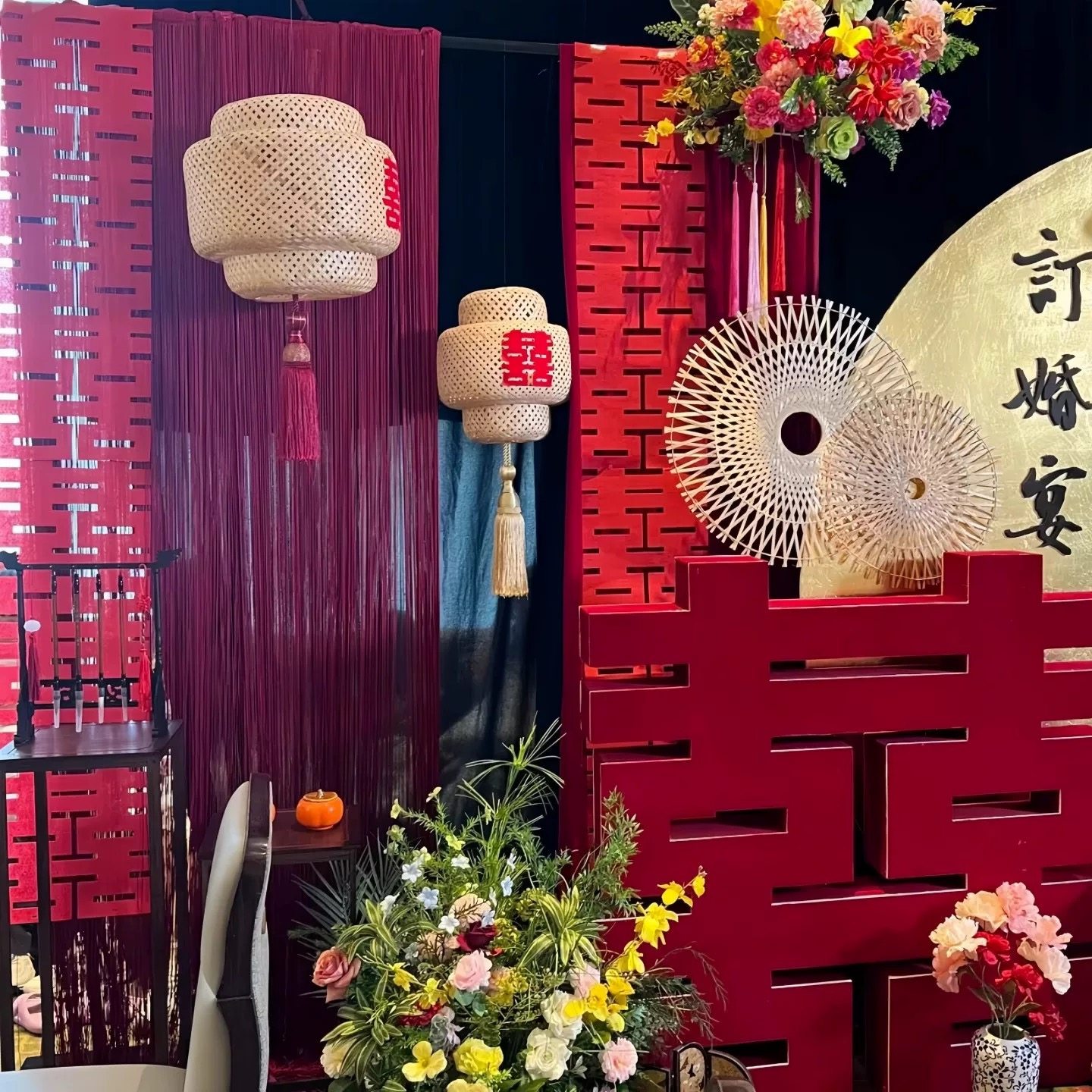 竹编喜字灯笼新中式汉服古风婚纱拍照婚庆道具红背景藤编镂空灯笼,淘宝优惠券,粉丝福利购,淘宝优惠卷