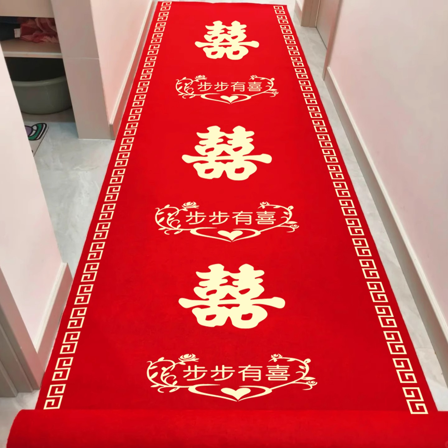Wedding red carpet thickened felt carpet wedding decoration