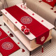 Wedding coffee table tablecloth table runner embroidered tablecloth TV cabinet