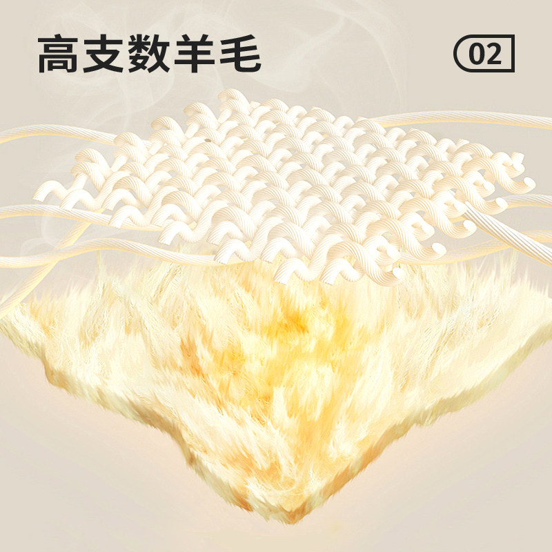 【云朵毛衫】VICUTU/威可多男款冬季100%纯羊毛衫舒暖毛衣