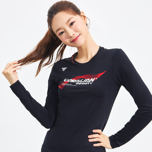 可莱安羽毛球服女套装透气速干男上衣新款韩国秋冬长袖运动服队服 - 图1
