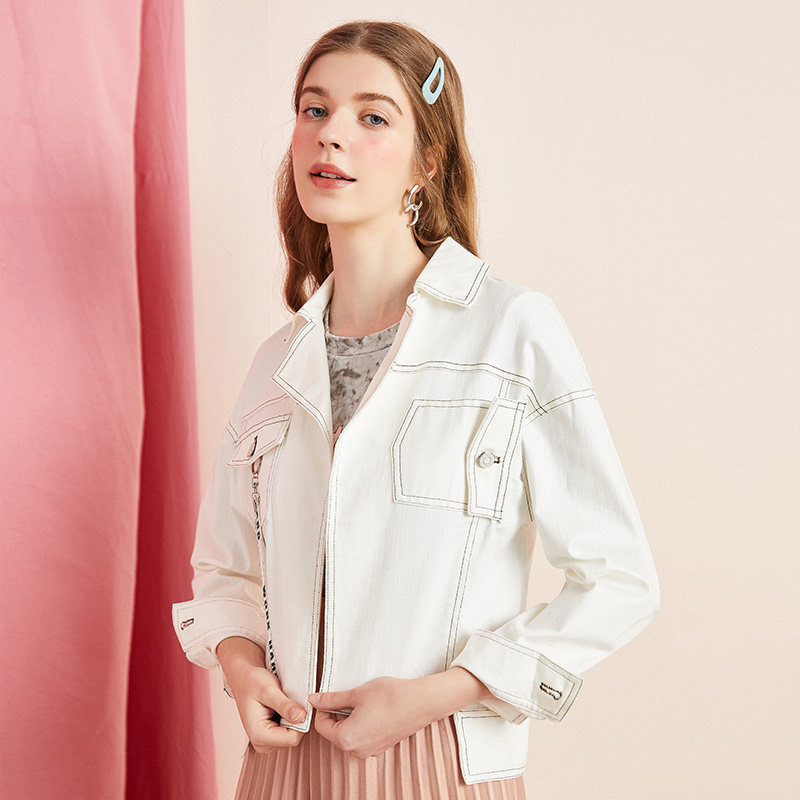 dooc短款2020秋季新款韩版潮短外套 dooc短外套