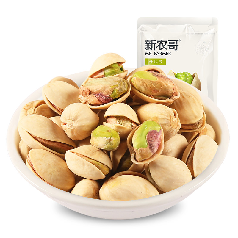 新农哥孕妇特产原味无漂白笑开心果 新农哥食品开心果